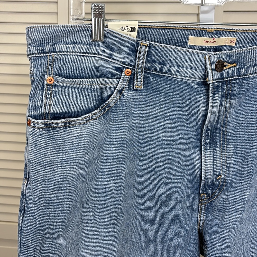 NWT Levi's Dad Premium Straight Leg Jeans Size 34 - Picture 8 of 16